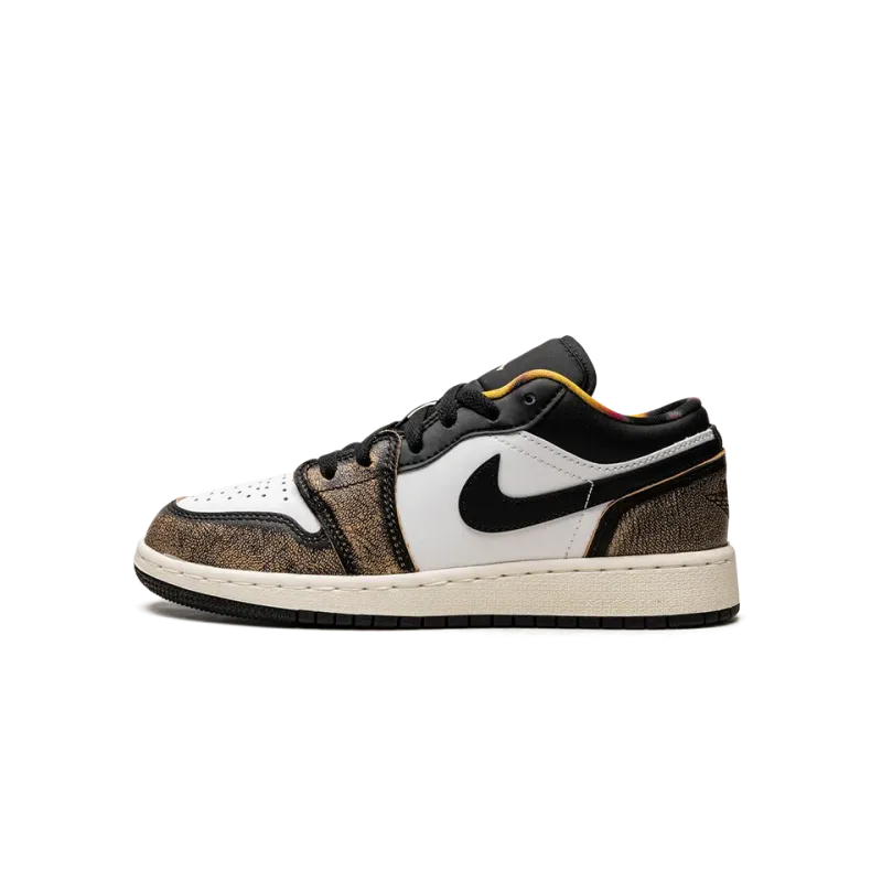 Jordan Air Jordan 1 Low SE GS Wear Away Yellow Grade School
