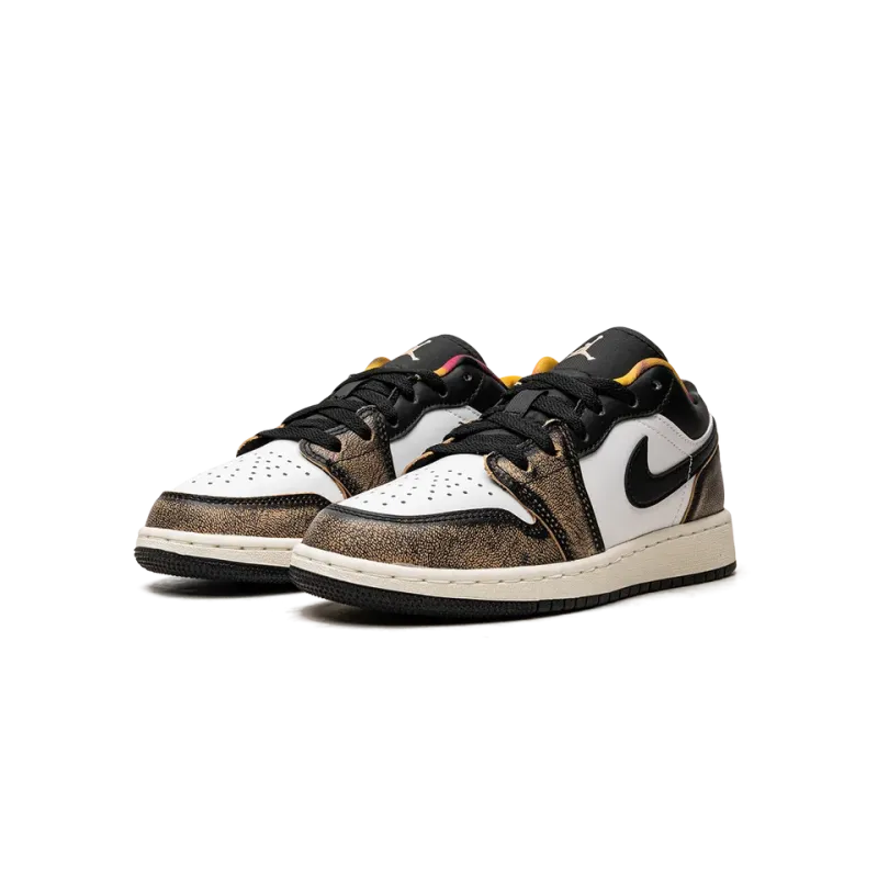 Jordan Air Jordan 1 Low SE GS Wear Away Yellow Grade School