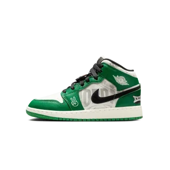 Jordan Air Jordan 1 Mid GS Overbranded Grade School