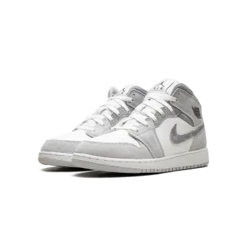 Jordan Air Jordan 1 Mid SE GS Neutral Grey Grade School