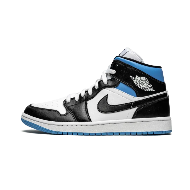 Jordan AIR JORDAN 1 MID WMNS Black / White / University Blue Womens
