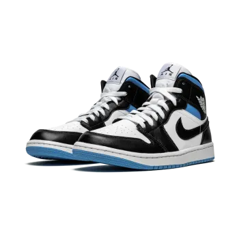 Jordan AIR JORDAN 1 MID WMNS Black / White / University Blue Womens