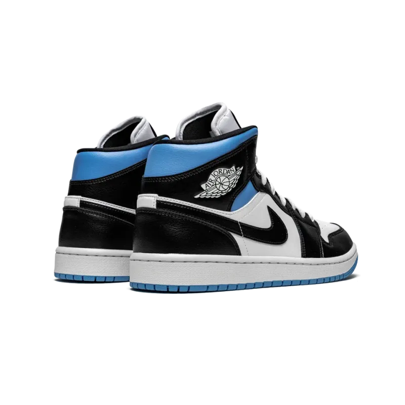 Jordan AIR JORDAN 1 MID WMNS Black / White / University Blue Womens