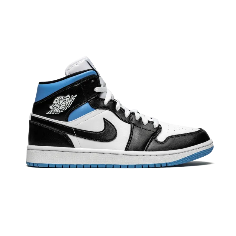 Jordan AIR JORDAN 1 MID WMNS Black / White / University Blue Womens