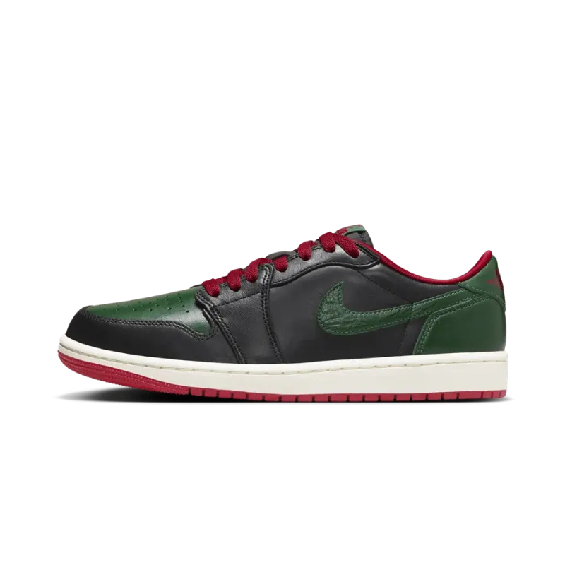 Jordan Jordan 1 Retro Low OG WMNS Black Gorge Green Womens