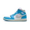 Jordan Jordan 1 Mid WMNS Dark Powder Blue White Sail Neutral Grey Womens