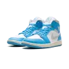 Jordan Jordan 1 Mid WMNS Dark Powder Blue White Sail Neutral Grey Womens