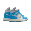 Jordan Jordan 1 Mid WMNS Dark Powder Blue White Sail Neutral Grey Womens