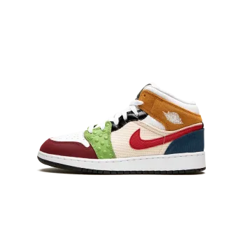 Jordan Air Jordan 1 Mid SE GS Messy Room Grade School