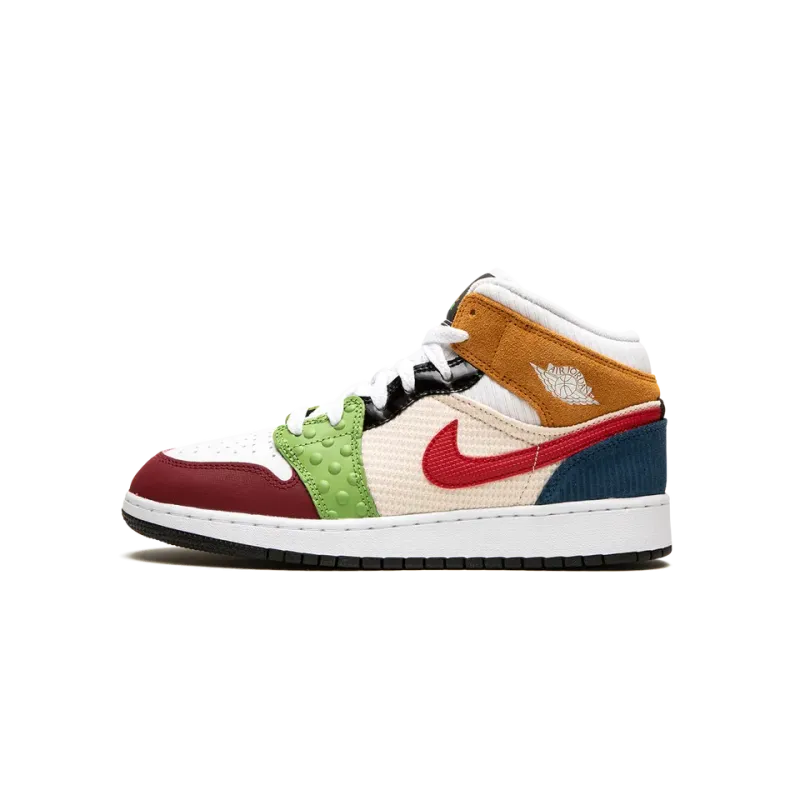 Jordan Air Jordan 1 Mid SE GS Messy Room Grade School