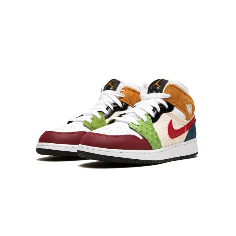 Jordan Air Jordan 1 Mid SE GS Messy Room Grade School