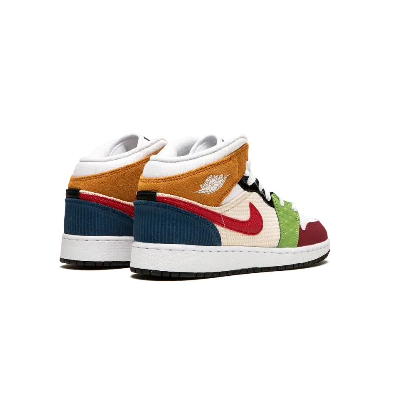 Jordan Air Jordan 1 Mid SE GS Messy Room Grade School