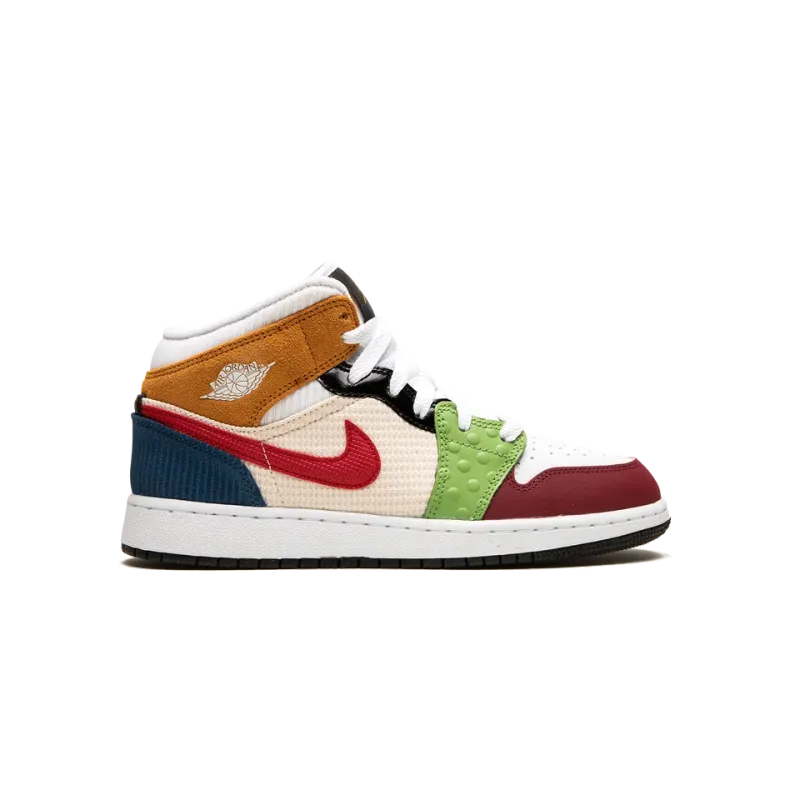 Jordan Air Jordan 1 Mid SE GS Messy Room Grade School