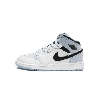 Jordan Air Jordan 1 Mid SE GS Ice Blue Grade School