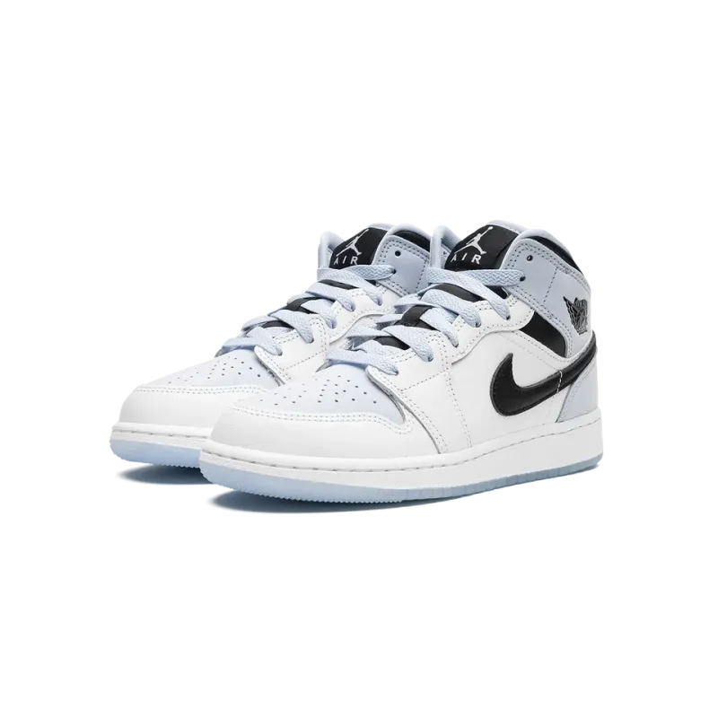 Jordan Air Jordan 1 Mid SE GS Ice Blue Grade School