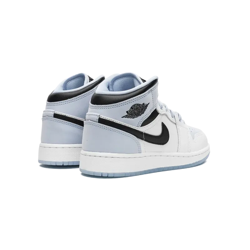 Jordan Air Jordan 1 Mid SE GS Ice Blue Grade School