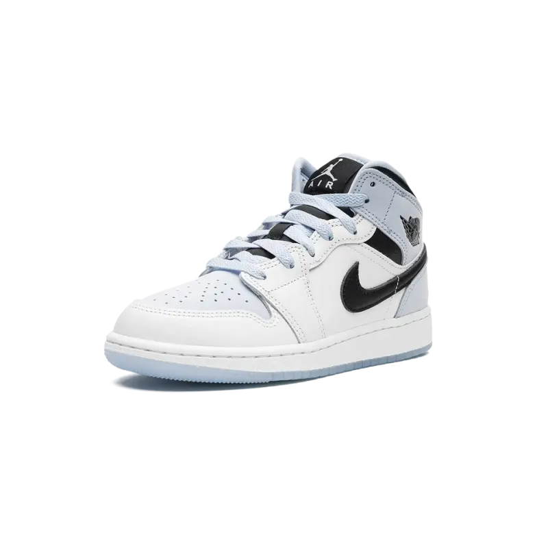 Jordan Air Jordan 1 Mid SE GS Ice Blue Grade School