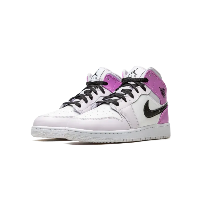 Jordan Air Jordan 1 Mid GS Barely Grape Grade School