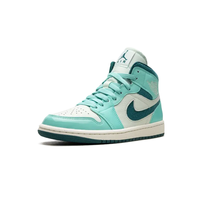 Jordan AIR JORDAN 1 MID SE WMNS Bleached Turquoise Womens