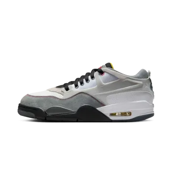 Jordan Jordan 4 RM Premium White Black Smoke Grey Fire Red Mens