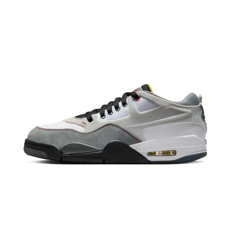 Jordan Jordan 4 RM Premium White Black Smoke Grey Fire Red Mens