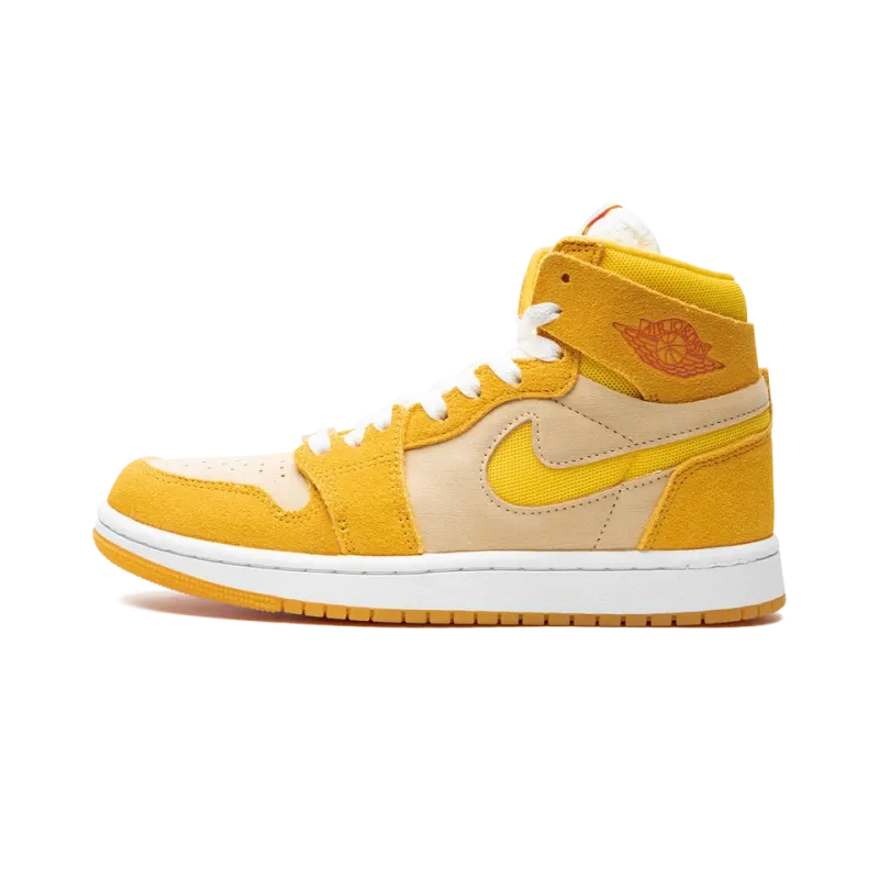 Jordan Air Jordan 1 Zoom Air CMFT 2 WMNS Yellow Ochre/Tour Yellow-Pale Vanilla-Safety Womens