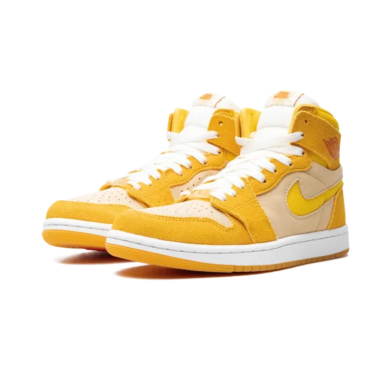 Jordan Air Jordan 1 Zoom Air CMFT 2 WMNS Yellow Ochre/Tour Yellow-Pale Vanilla-Safety Womens