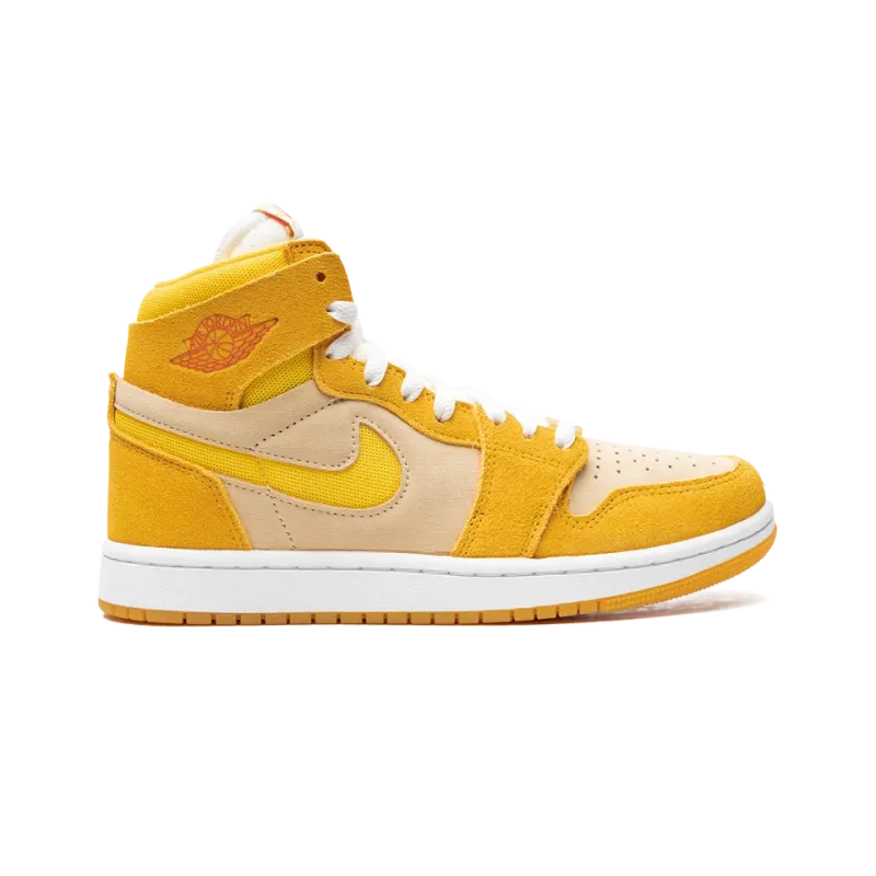 Jordan Air Jordan 1 Zoom Air CMFT 2 WMNS Yellow Ochre/Tour Yellow-Pale Vanilla-Safety Womens