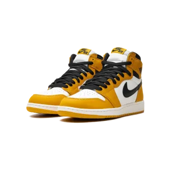 Jordan Air Jordan 1 Retro High OG GS Yellow Ochre / Black Grade School