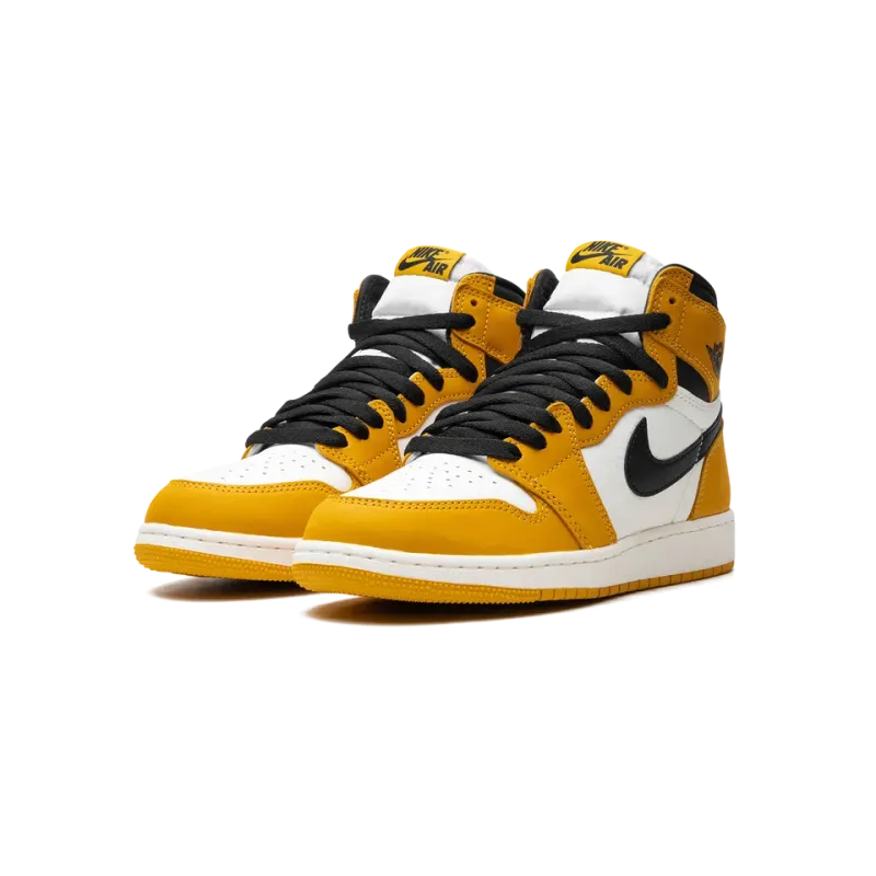 Jordan Air Jordan 1 Retro High OG GS Yellow Ochre / Black Grade School