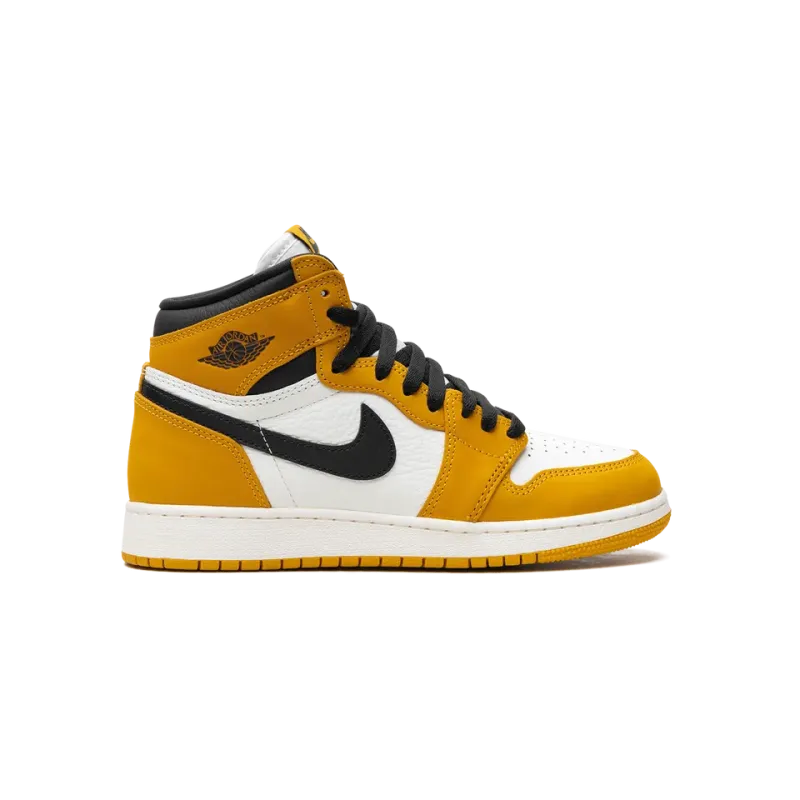 Jordan Air Jordan 1 Retro High OG GS Yellow Ochre / Black Grade School