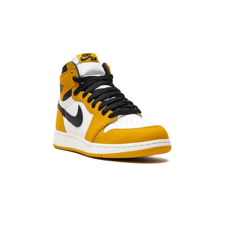 Jordan Air Jordan 1 Retro High OG GS Yellow Ochre / Black Grade School
