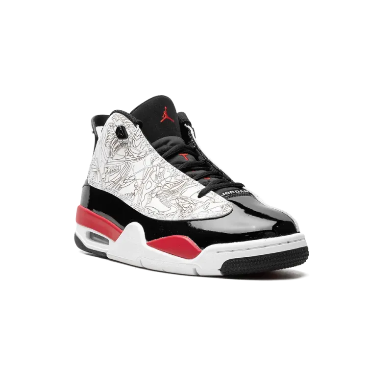 Jordan Air Jordan Dub Zero GS White / Fire Red Grade School