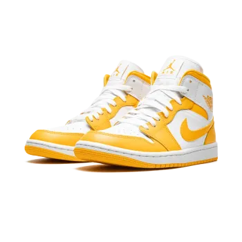 Jordan JORDAN 1 MID WMNS White / University Gold Womens
