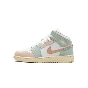 Jordan Air Jordan 1 Mid GS Pink Oxford Grade School