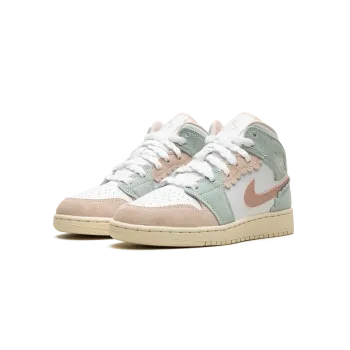 Jordan Air Jordan 1 Mid GS Pink Oxford Grade School