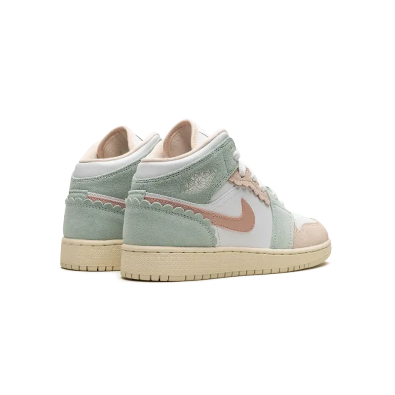 Jordan Air Jordan 1 Mid GS Pink Oxford Grade School