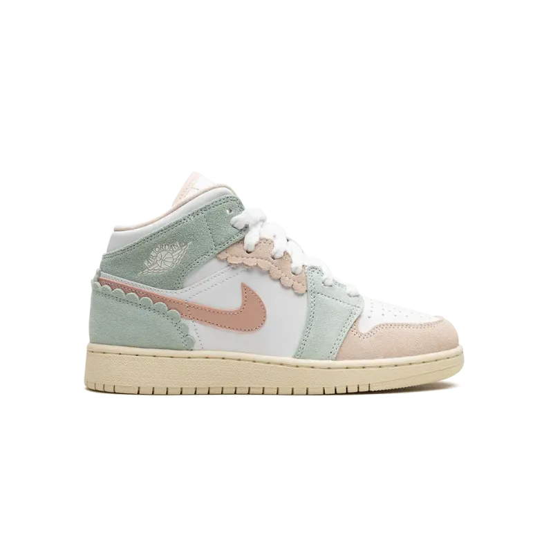 Jordan Air Jordan 1 Mid GS Pink Oxford Grade School