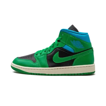 Jordan AIR JORDAN 1 MID WMNS Lucky Green Aquatone Womens