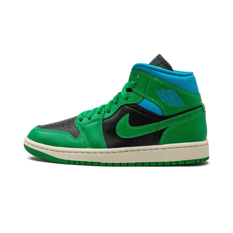 Jordan AIR JORDAN 1 MID WMNS Lucky Green Aquatone Womens