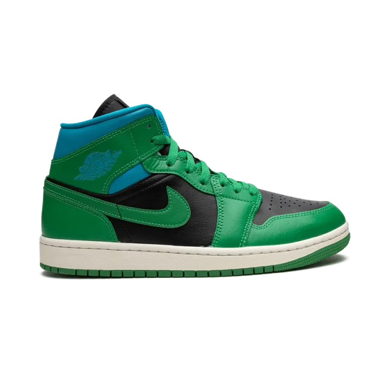 Jordan AIR JORDAN 1 MID WMNS Lucky Green Aquatone Womens