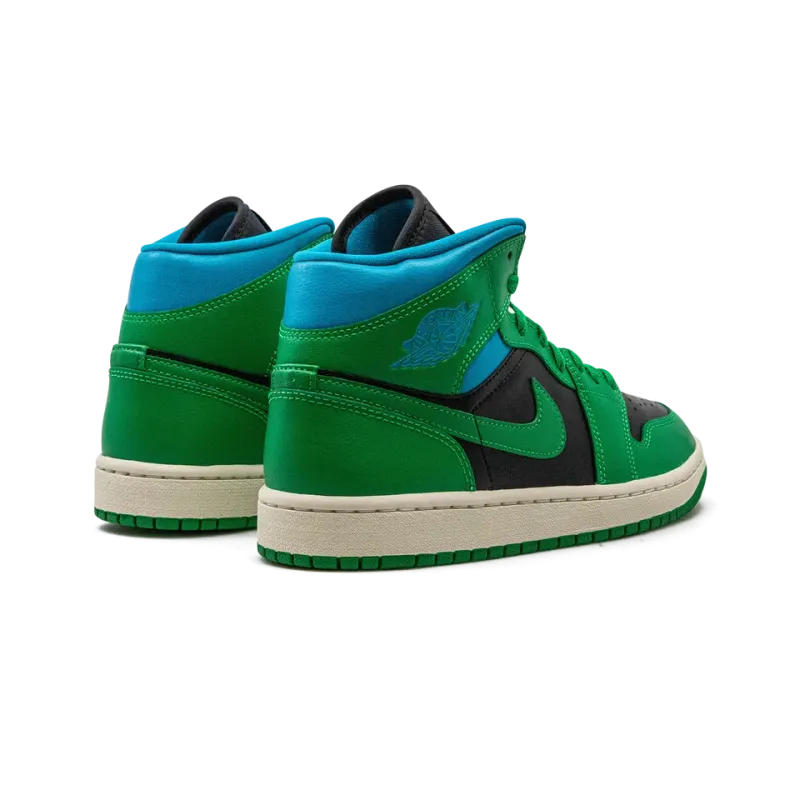 Jordan AIR JORDAN 1 MID WMNS Lucky Green Aquatone Womens