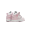Jordan Jordan 1 Mid PS Pink Foam Fire Red White Pre School