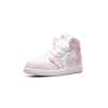Jordan Jordan 1 Mid PS Pink Foam Fire Red White Pre School