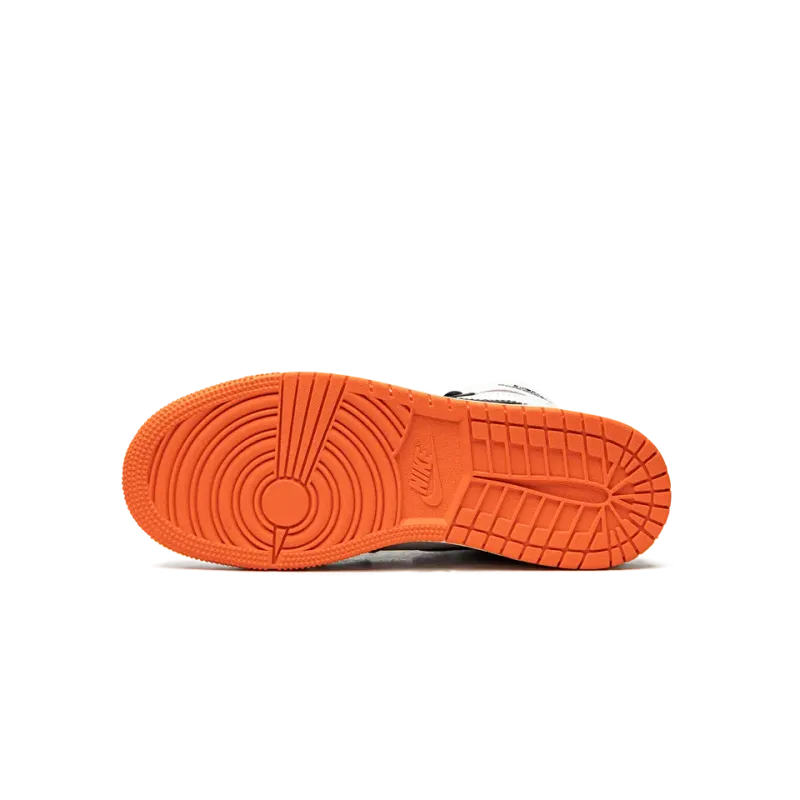 Jordan Air Jordan 1 Retro High OG GS Electro Orange Grade School