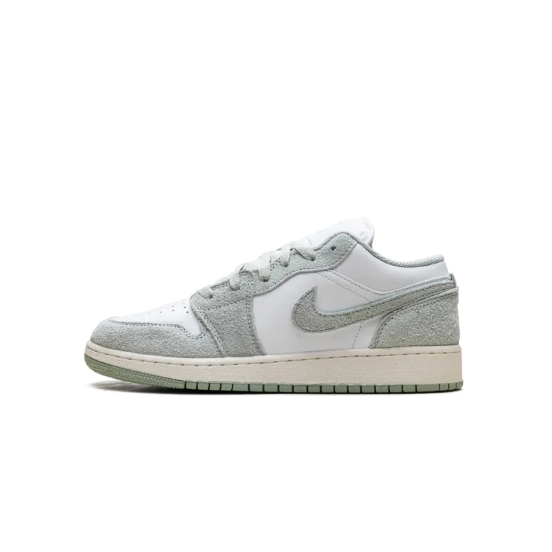 Jordan Jordan 1 Low SE GS White Seafoam Grade School