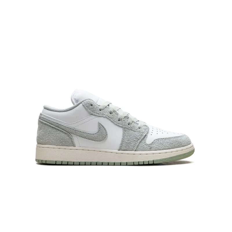 Jordan Jordan 1 Low SE GS White Seafoam Grade School