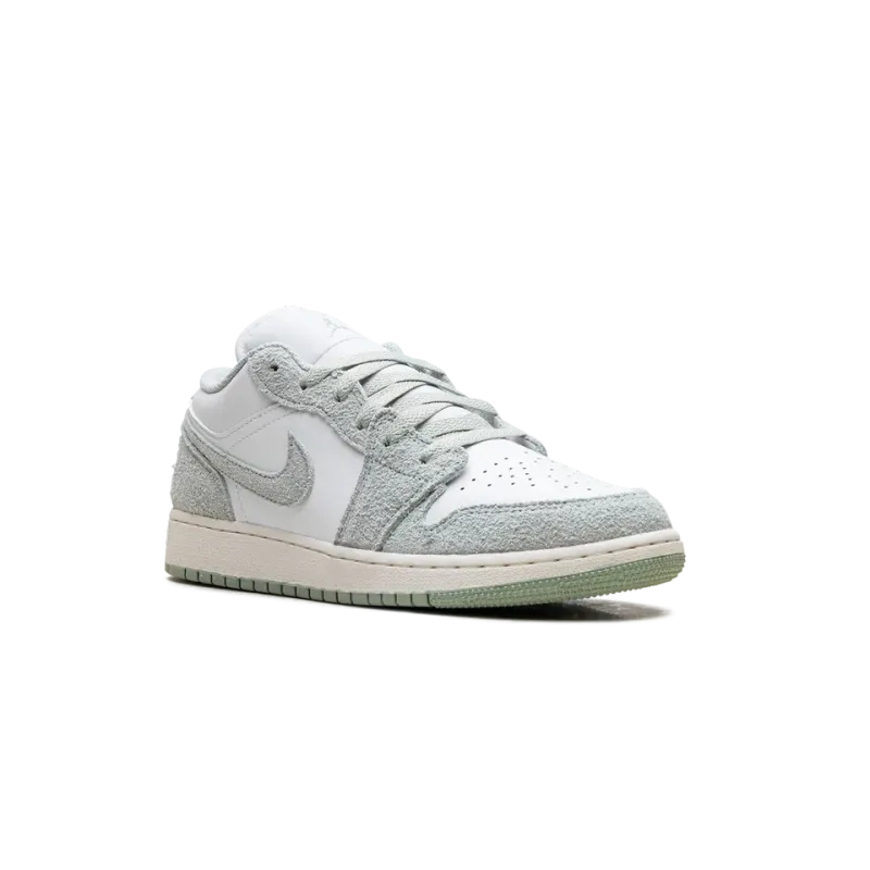Jordan Jordan 1 Low SE GS White Seafoam Grade School