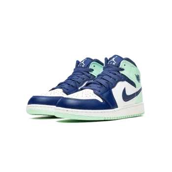 Jordan Air Jordan 1 Mid GS Blue Mint Grade School