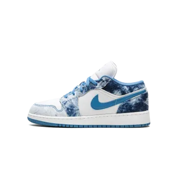 Jordan AIR JORDAN 1 LOW GS Acid Wash Denim Grade School